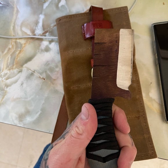 Mini custom cleaver knife - Picture 3 of 10